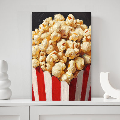 Popcorn In Schachtel Contemporary Wall Art