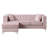 Ettinger Velvet L-Shaped Sectional Reversible-61068426