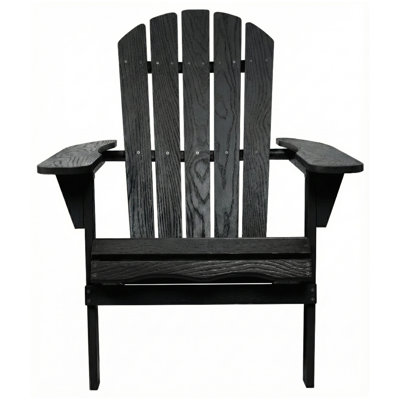 Chaise de patio en bois pour le jardin Chaise de patio Adirondack pliante en bois massif gaufré