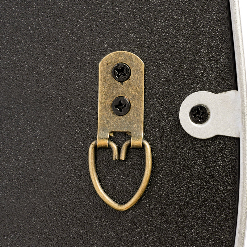Cadre en métal Ashane, 32 po x 19 po, Argent