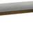 Lyoi Dining Bench, 47 Inch Gray Rectangular Fabric Seat, Brown Wood