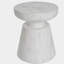 Table d'appoint d'extérieur en travertin Ponti, blanc-1174829091