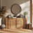 Sideboard Cabinet with 3 Drawers, Camel-614634184