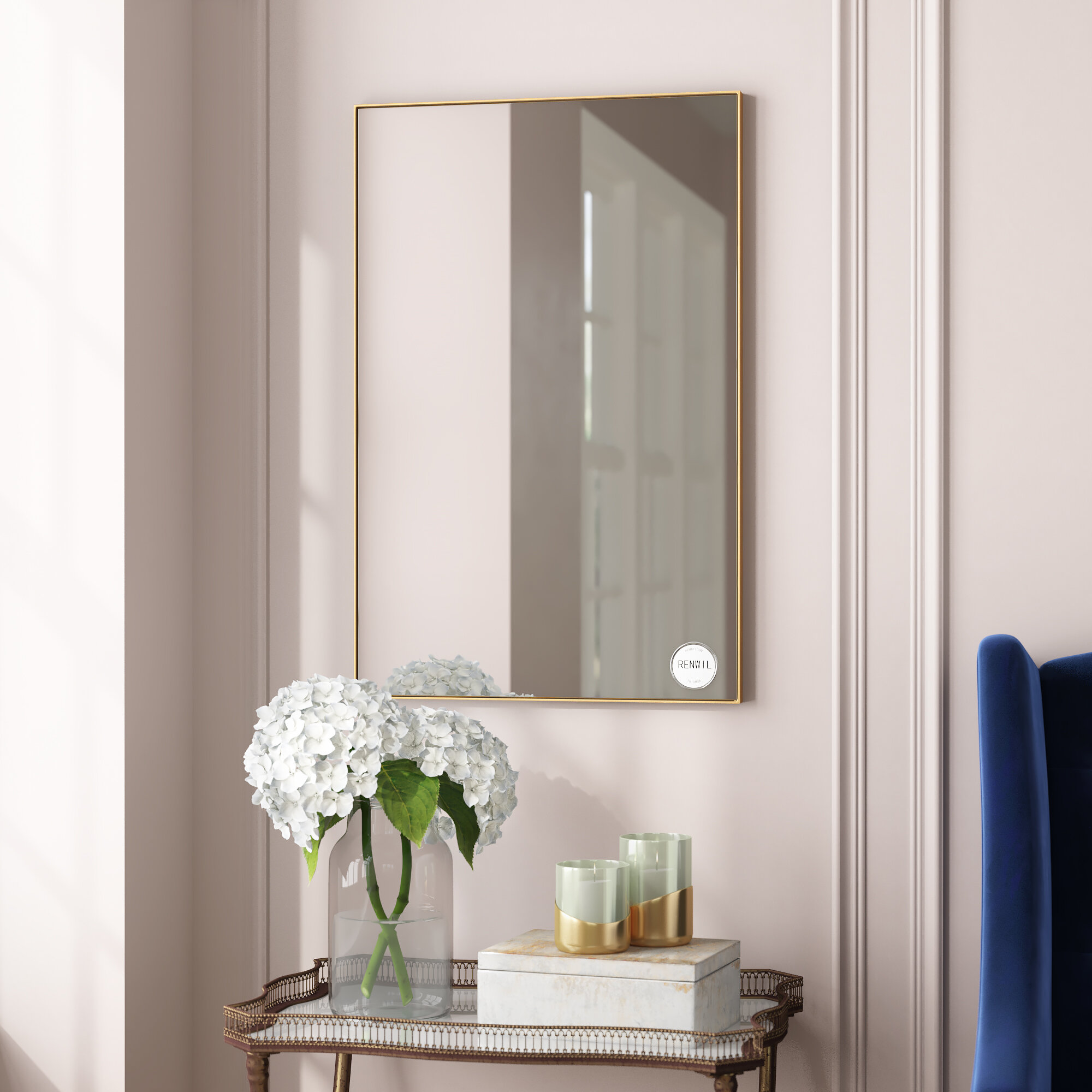 Mercer41 Aniyah Metal Wall Mirror & Reviews | Wayfair