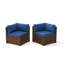 Ensemble de conversation modulaire d'extérieur en osier 7 pièces avec table de foyer d'extérieur Treyshun-554934442-574035239