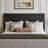 Aveline Wood Low Profile Platform Bed-428918619-428918622