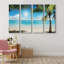 Coastal Beach Tropical Blue Waters 4 pièces