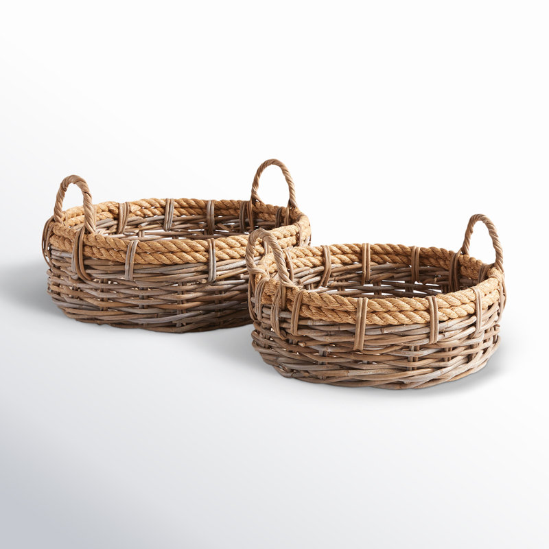 Sonoma Handmade Seagrass Decorative Basket Set