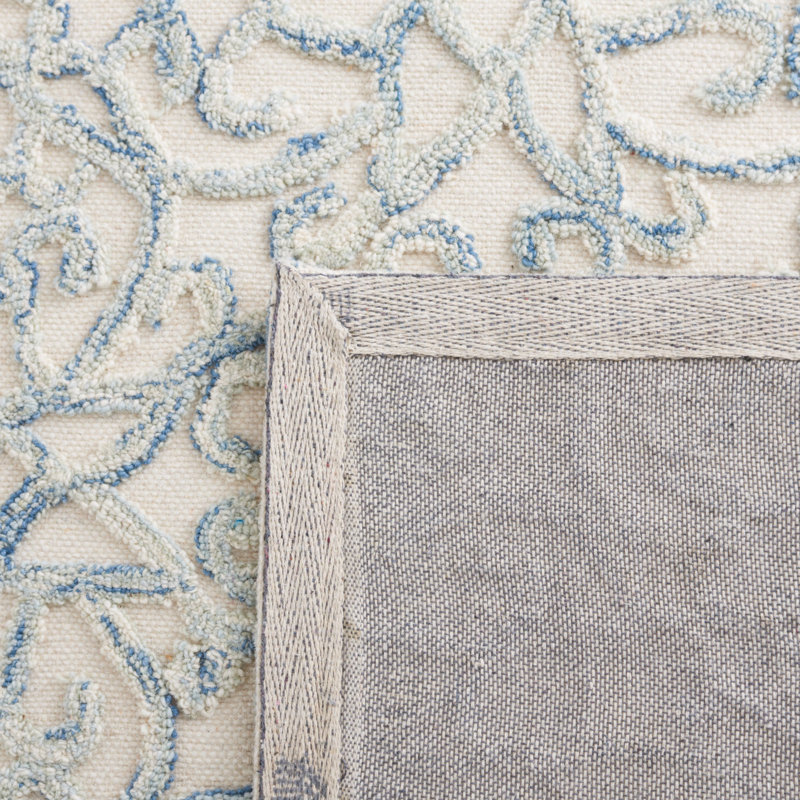 Tapis en laine touffeté à la main MSR Trace Martha Stewart, Rectangle 5 pi x 8 pi
