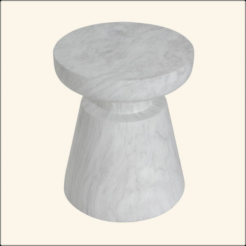 La table d'appoint d'extérieur, légère et durable pour une utilisation intérieure et extérieure, rehausse tout décor avec élégance
