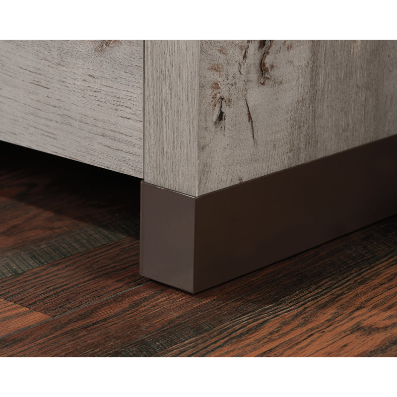 Mystic Oak 2-Drawer Lockable Lateral File Cabinet