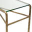47.05'' W Glass Console Table