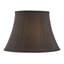 # 38017-2, Toile d'araignée pliable traditionnelle cloche Handsewn / tissu en fausse soie noire, 9 po en haut x 15 po en bas x 11 po incliné, ensemble de 2-549376907-549376908