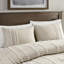 Full/queen Comforter - Cotton Dyed, Taupe And White, Overfilled With 100% Dyed Bedding Chenille, , Machine Washable-117371167