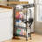 Metal Rolling Cart Utility Cart with Wheels-89309703