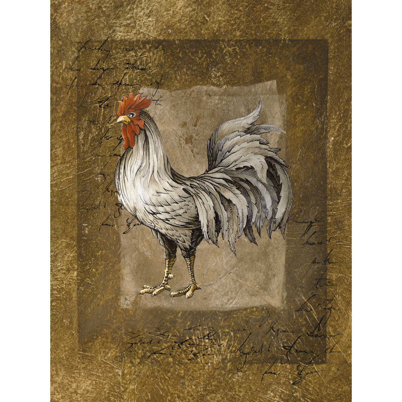 " Rooster 1 ", 16" H x 12" W  