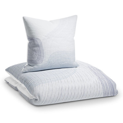Microfiber Flowered Duvet Cover Set with Pillow Shams