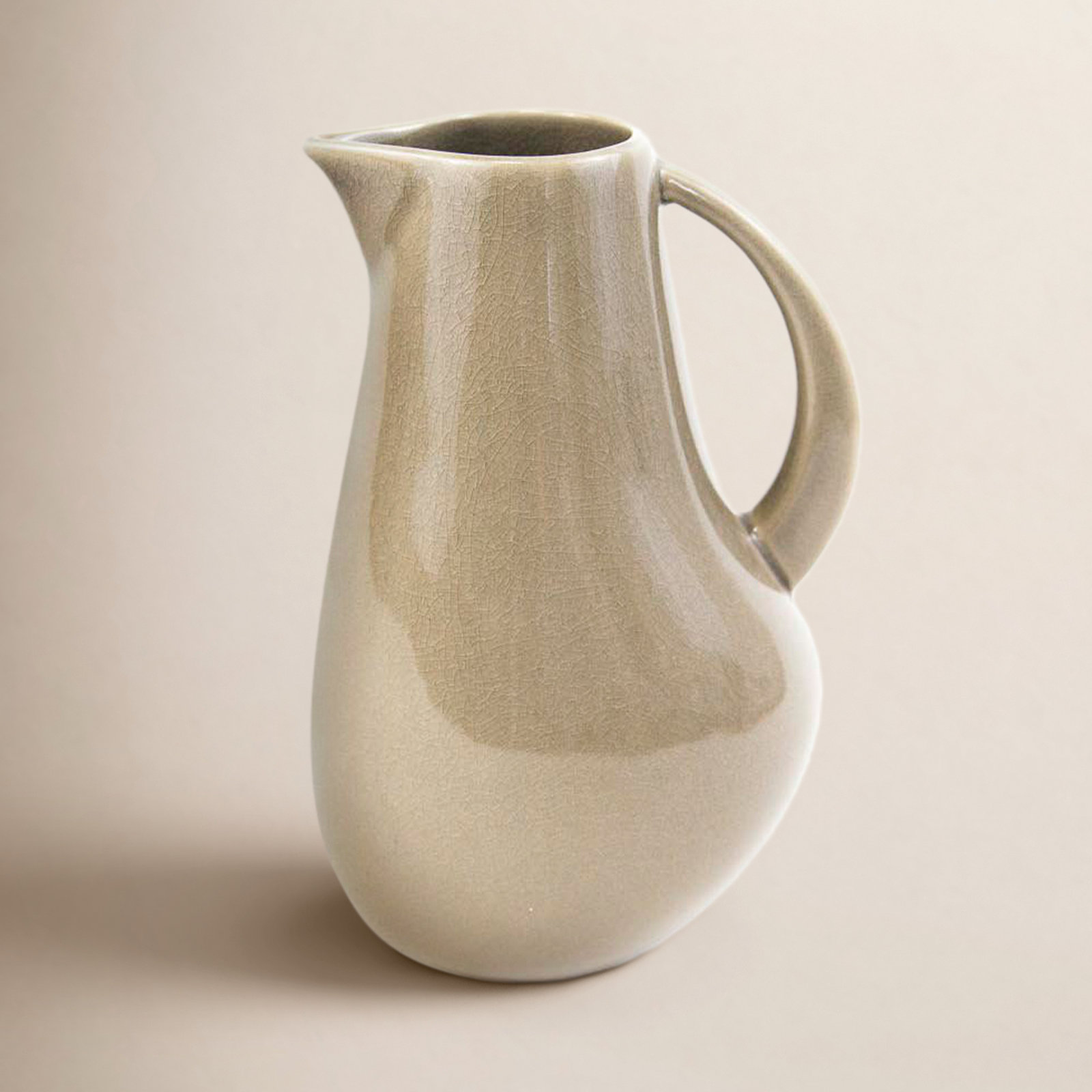 Borgen Stoneware Pitcher, Desert