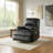 Beuna 34" Wide Faux Leather Power Zero Clearance Standard Recliner with Massager-28768384