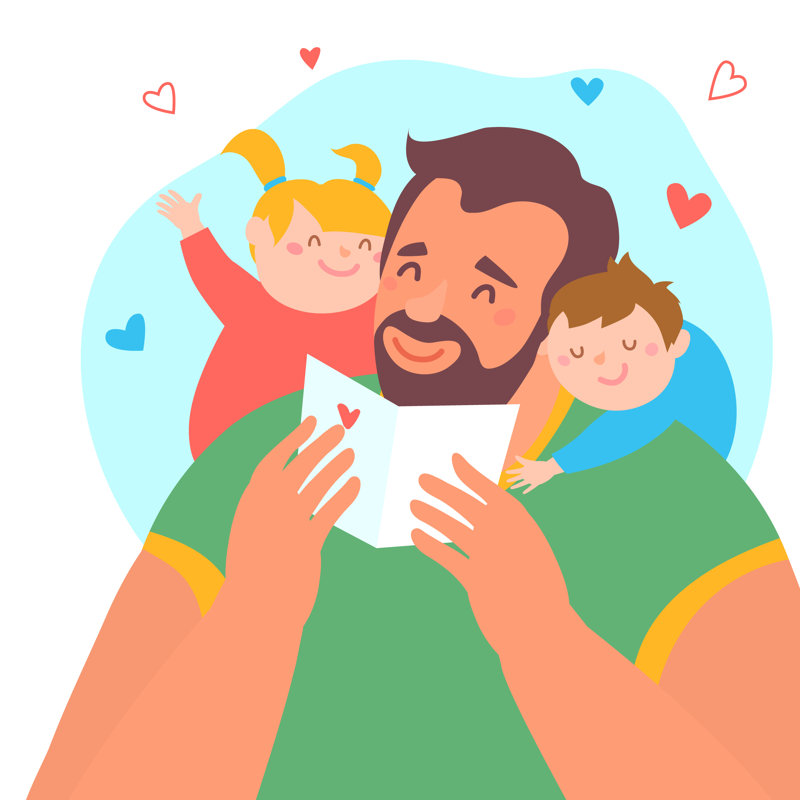 «Happy Father's Day», impression sur toile tendue, H 36 po x l 36 po