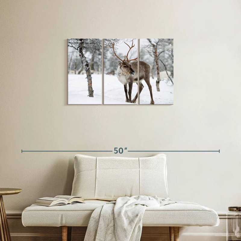 Brampt Lapland Reindeer, 20" H x 33" W