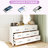 Makeace 9-Drawer White Metal Dresser, Modern Tall Storage Cabinet Chest Of Drawers For Living Room, Hallway, Bedroom-51643021