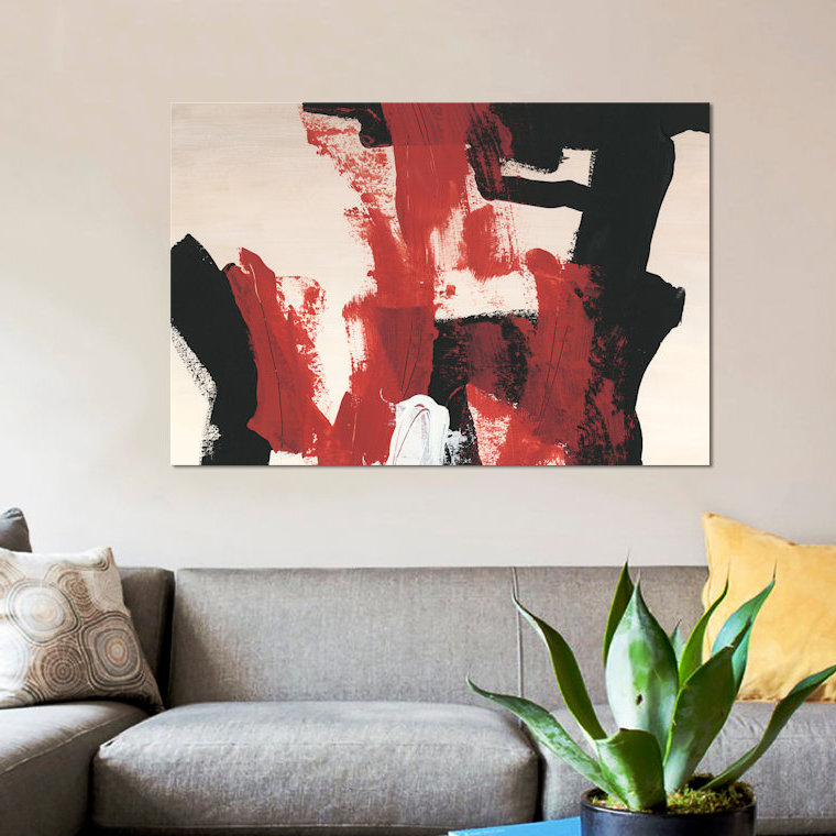 «Hessei I», reproduction sur toile, H 18 po x l 26 po x P 1,5 po, Toile tendue, Pas de tapis