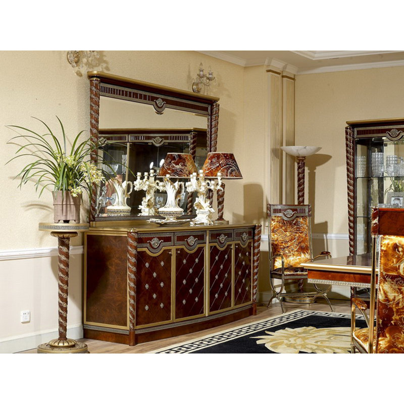 Buffet en hêtre 4 tiroirs Daylah