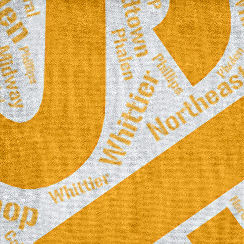 Bath Towel, Orange, Poly/Cotton, Minneapolis–Saint Paul