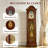 83.86"New Chinese-style retro solid wood standing floor clock