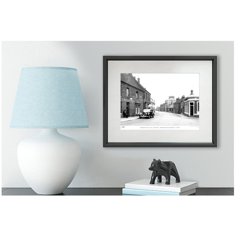 Wainfleet All Saints, Woolpack Hotel C1955 by Francis Frith - Single Picture Frame Print, 40cm H x 50cm W x 2.3cm D