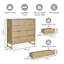 Ducie 100.3 cm W Chest of 5 Drawers