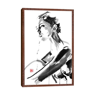 Thinking by Péchane - Print on Canvas