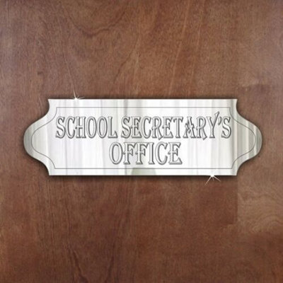 School Secretary Decorative Sign