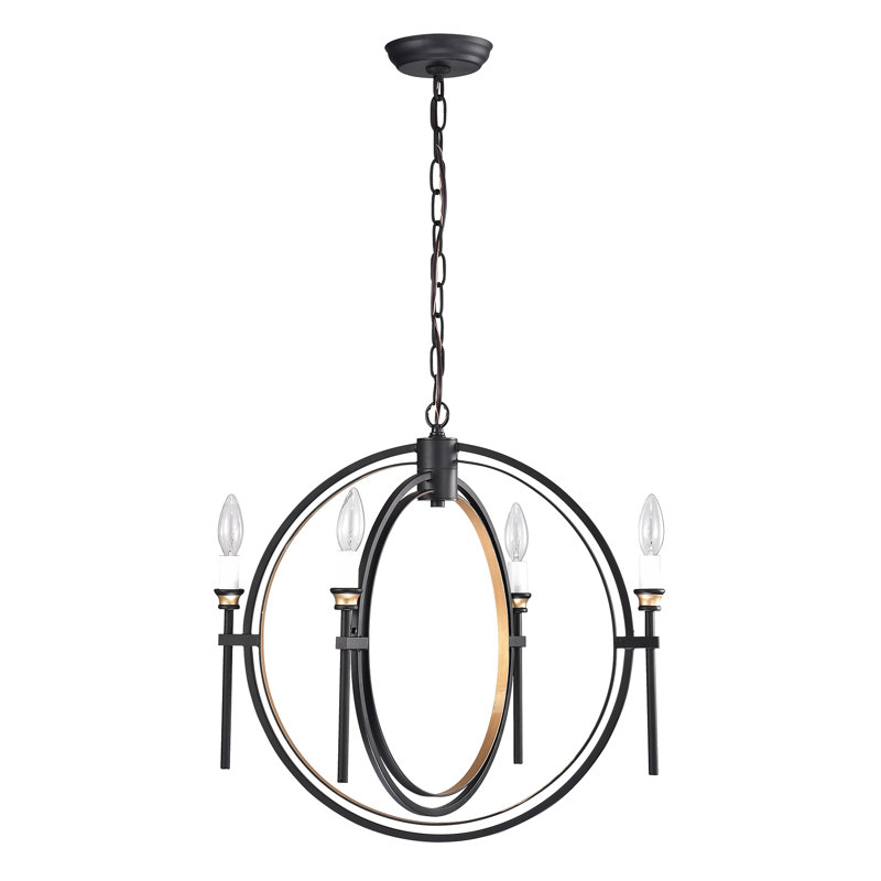 Summersville 4 - Light Dimmable Globe Chandelier