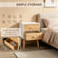 40cm W Particle Board Bedside Table