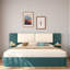 Lit plateforme tapissier avec tablettes-742419364-742419367