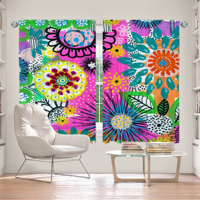 Ensemble de rideaux en polyester 2 pièces Pizazz I
