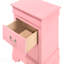 Table de chevet rose, charmant-2038653944