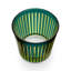 Prism Ice Bucket & Tongs - Emerald/Peridot