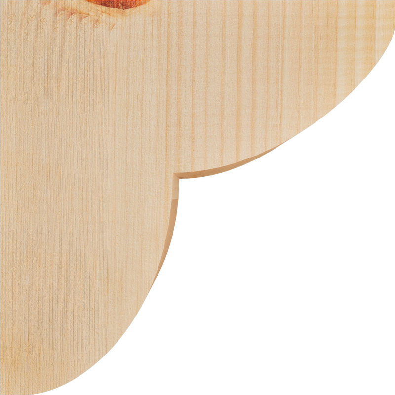 Crestline Corbel, 10" H x 3.5" W x 10" D, Douglas Fir, Smooth