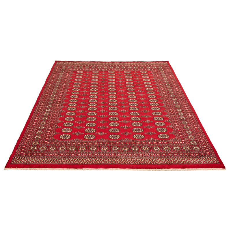 Tapis rouge foncé Finest Peshawar Bokhara 8 pi 3 po x 9 pi 9 po
