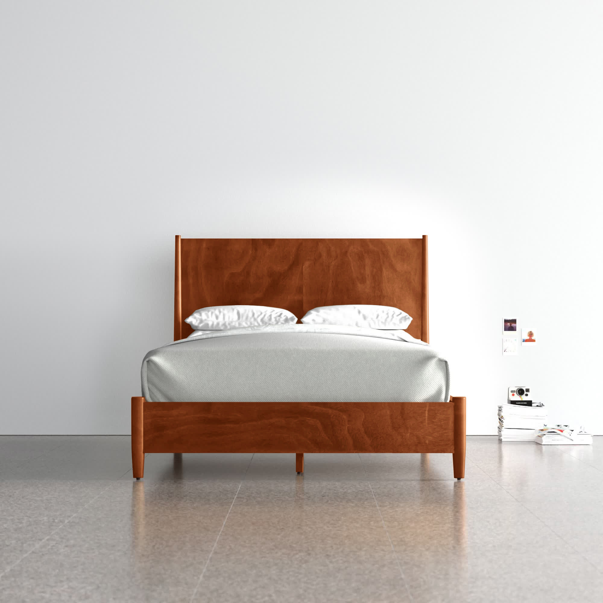 Williams Panel Bed, Chestnut, Queen