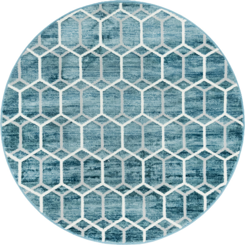 Numa Geometric Indoor Rug, Round 5'