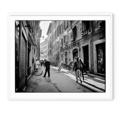 La Passeggiata - Photographie avec cadre