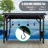 6.5 x 12 FT Hardtop Grill Gazebo-105823085
