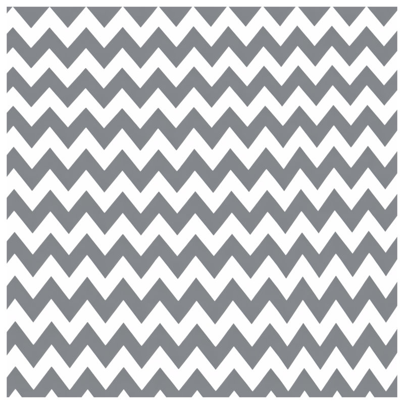 Coussins décoratifs à chevrons gris et blanc, 16 x 16 inches
