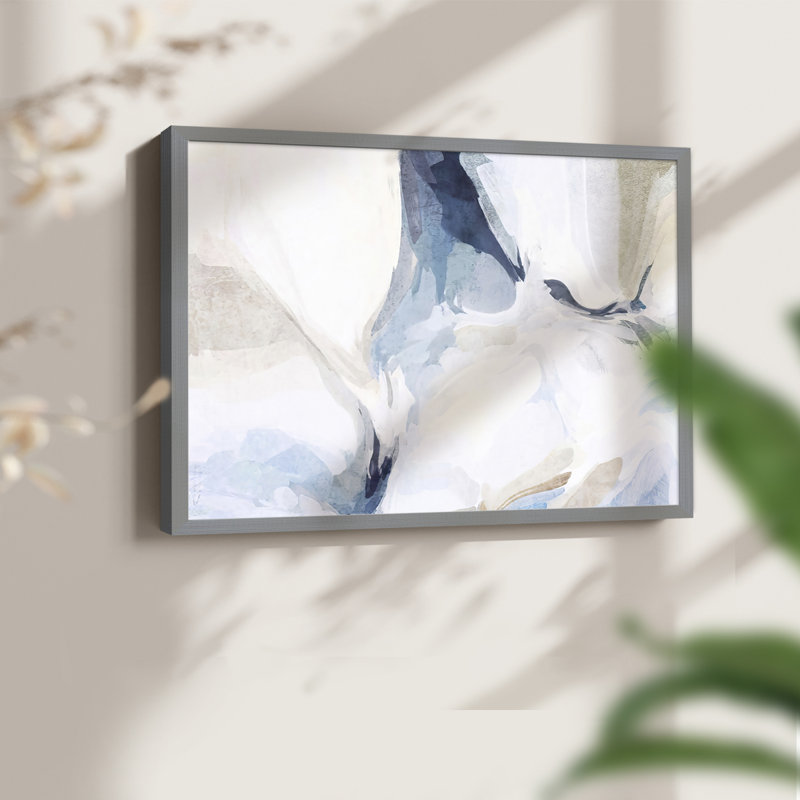Fresh Air IV -Framed Print - Restickable, 8" H x 10" W, Gray