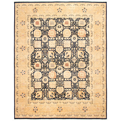 Tapis bleu marine foncé 18 pi 20 po 11 pi 10 po x 15 pi 4 po Arabelle