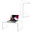 Set of 2 Modern Clear Acrylic End Tables, Space-Saving C-Shape Design with Invisible Profile for Living Room, Bedroom & Small Spaces, Versatile Use as Side Table & Nightstand-518052973